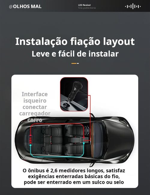 Luz decorativa LED Olho Grego