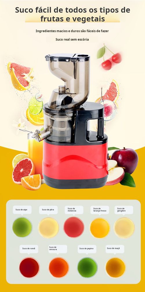 Separador automático de polpa de fruta e espremedor de fruta