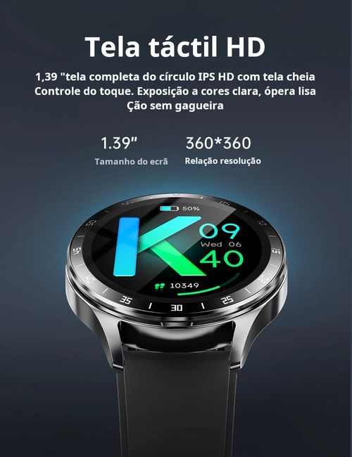 Novos auscultadores smartwatch