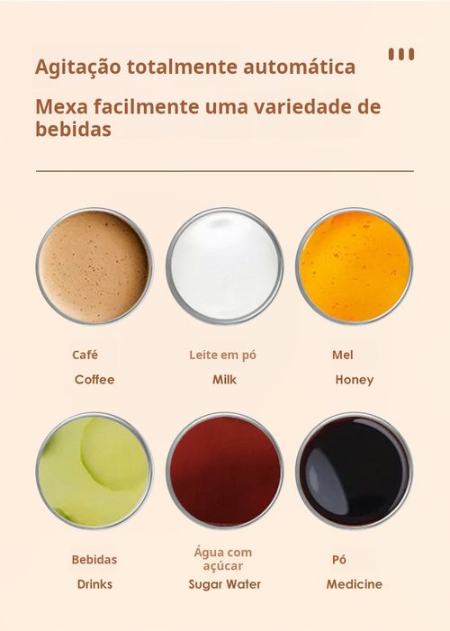 Copo misturador automático