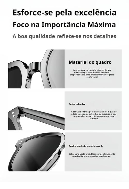 Óculos Bluetooth Inteligentes Pro