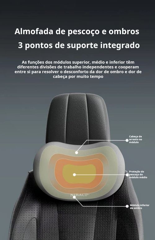 Conjunto de encostos de cabeça para automóvel