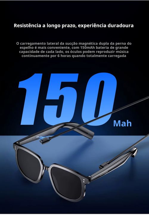 Óculos Bluetooth Inteligentes Pro
