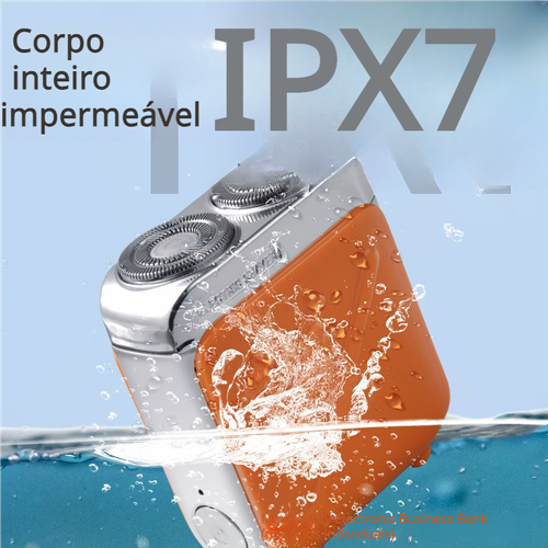 Barbeador elétrico portátil à prova de água