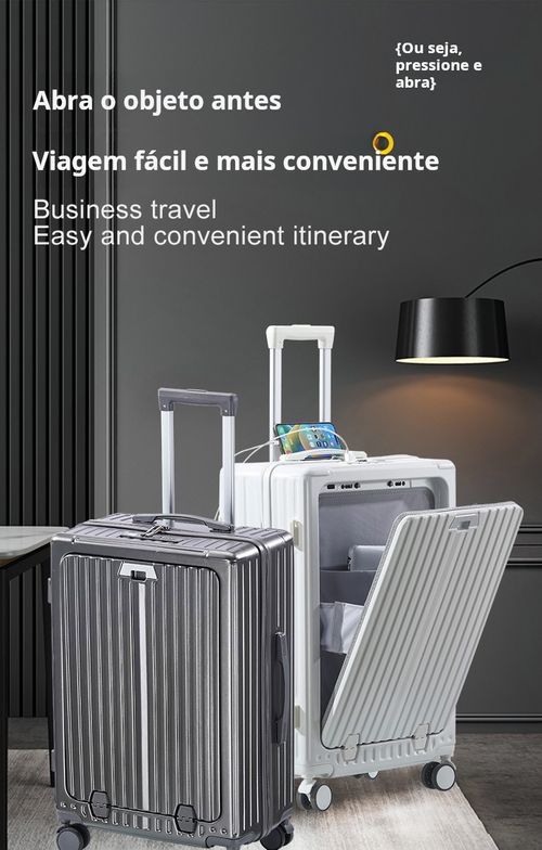 Mala preta de 24 polegadas