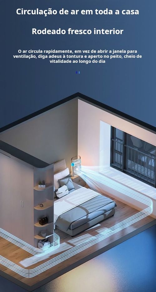 Ventilador com água nebulizada, campeão de vendas no mundo