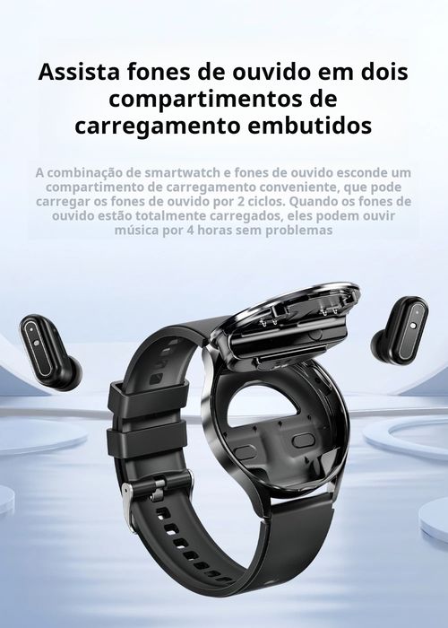 Novos auscultadores smartwatch