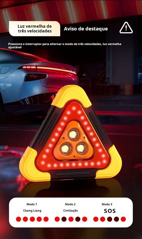 Luzes de aviso solares