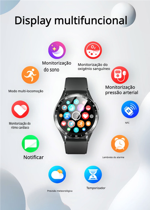 Novos auscultadores smartwatch