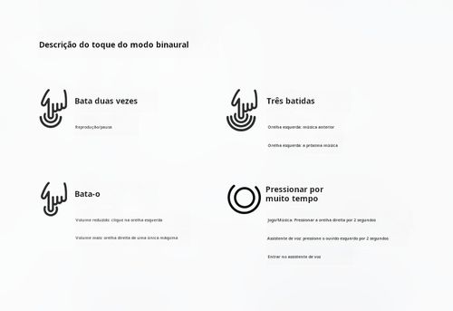 Auriculares Bluetooth inteligentes com gancho para orelha