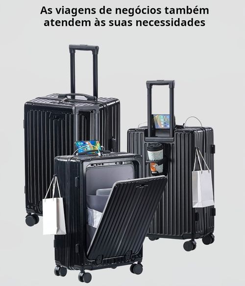 Mala preta de 24 polegadas