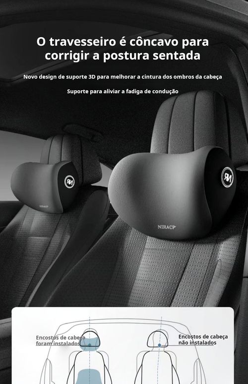 Conjunto de encostos de cabeça para automóvel