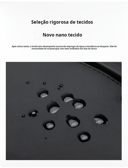 Mochila desportiva impermeável masculina