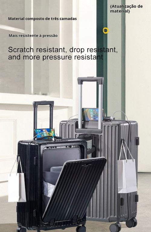 Mala preta de 24 polegadas