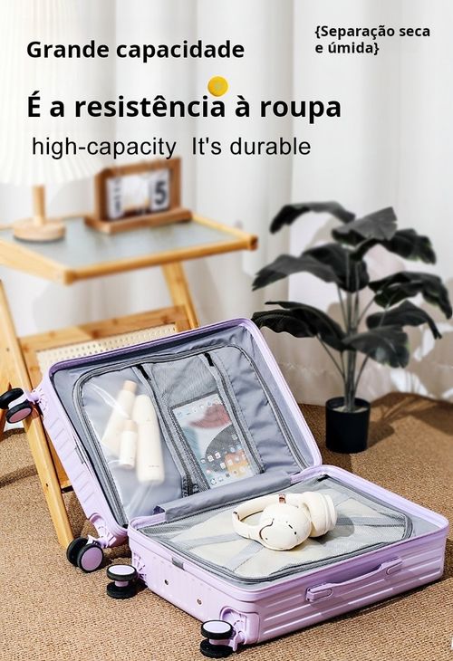 Mala preta de 24 polegadas