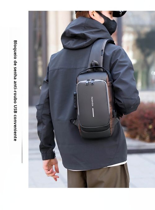 Mochila desportiva impermeável masculina