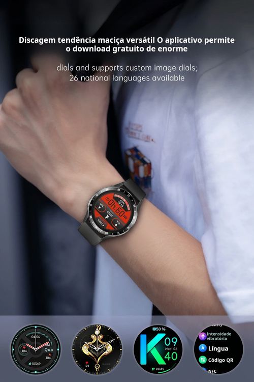 Novos auscultadores smartwatch