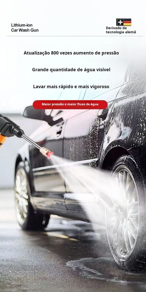 Pistola de água sem fios de alta pressão