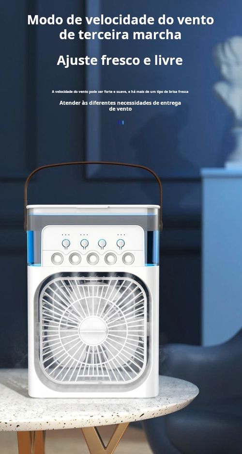 Ventilador com água nebulizada, campeão de vendas no mundo