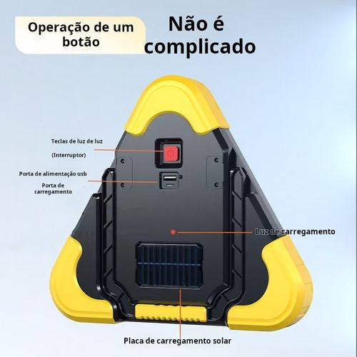 Luzes de aviso solares