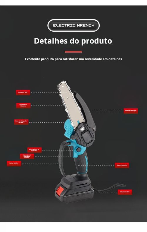 Dados da mini bateria de lítio