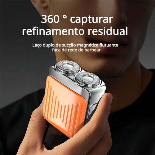 Barbeador elétrico portátil à prova de água