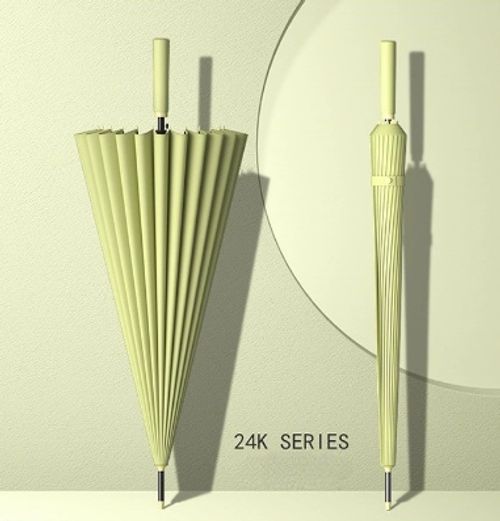 Promotions High Quality Factory Spot Goods 24 Ribs Long Handle Automatic Umbrella for Wholesales Golf Umbrella