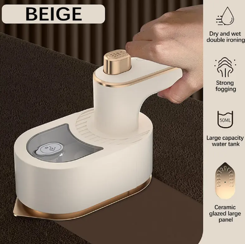 Handheld Garment Steamer Ironing Machine Portable Travel Iron Household Mini Rotary Steam Ironing Wet and Dry Folding Machine