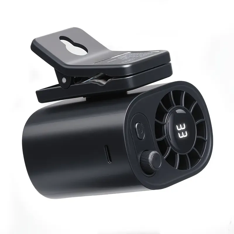 2025 new multi-functional umbrella bicycle clip fan usb charging outdoor mini stepless speed regulation waist-hanging fan