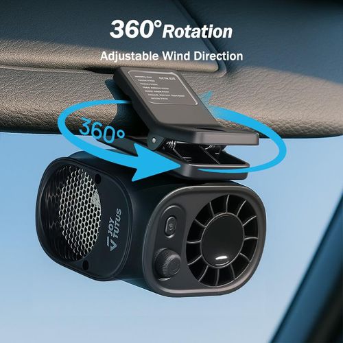 2025 new multi-functional umbrella bicycle clip fan usb charging outdoor mini stepless speed regulation waist-hanging fan