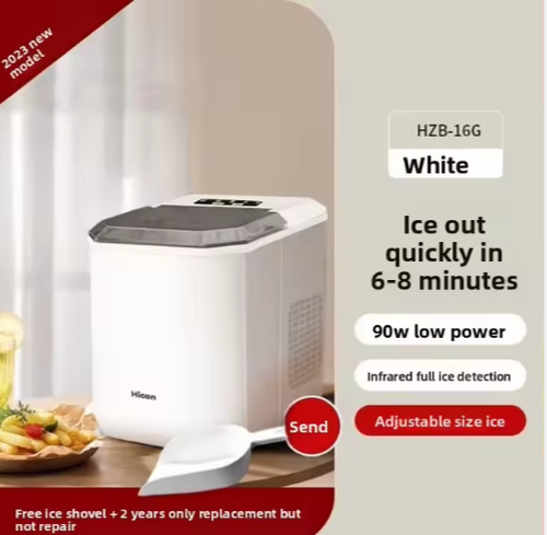 Intelligent Mini Automatic Ice Cube Maker 10KG Household and Dormitory Student 220V Commercial Ice Storage Capacity