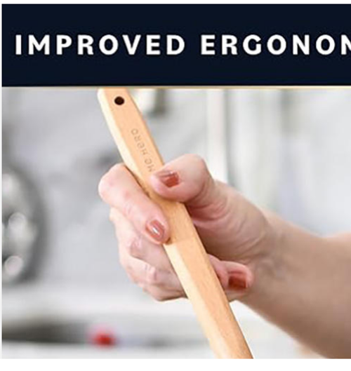Non-Stick Non Toxic Cooking 44 Pieces Natural Wooden Handle With Stainless Steel Gadgets Set Silicone Kitchen Utensils