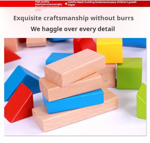 50 Pcs Wooden Barreled Number and Letter Transportation Vehicle Cognitive Building Block Toy