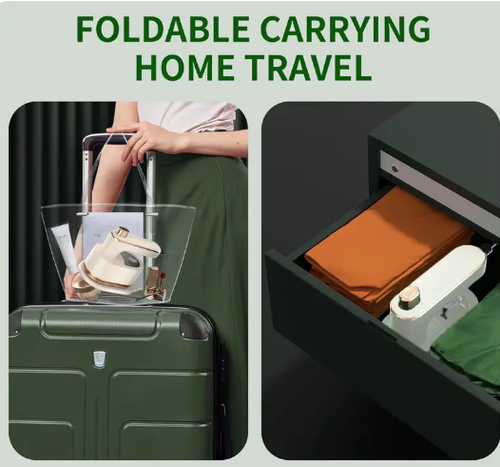 Handheld Garment Steamer Ironing Machine Portable Travel Iron Household Mini Rotary Steam Ironing Wet and Dry Folding Machine