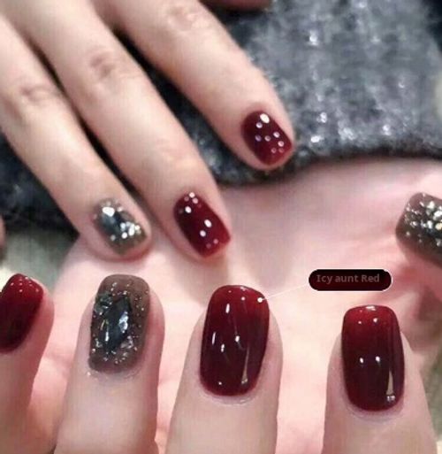 Bopman black gel polish 2025 new autumn and winter popular transparent black nail gel nail polish gel phototherapy