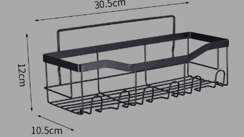 Hot Selling Wholesale Bathroom Shower Shelf Caddy Organizer Wall-mounted Storage Shelf for Bath Storage