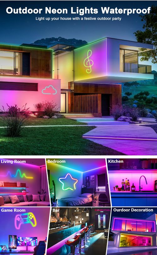 22 in 1 Dream Color RGB Dynamic Car Interior Light Wireless APP Control Ambient Atmosphere LED Light Kit for Car