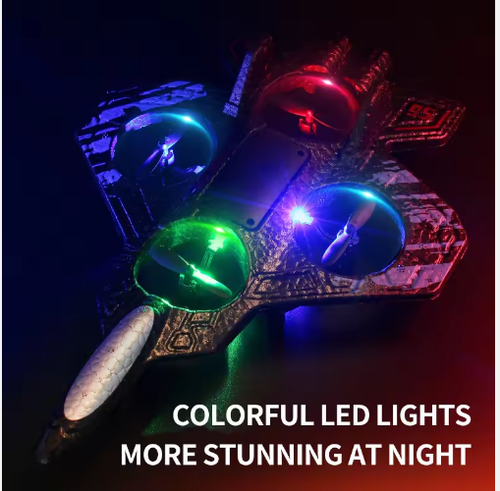 Wholesale RC Plane Drone for Kids Adult Beginners Avion De Juguete LED Remote Control Aircraft With Auto Hover Fighter Jet Toy