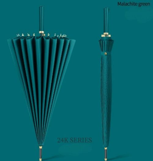 Promotions High Quality Factory Spot Goods 24 Ribs Long Handle Automatic Umbrella for Wholesales Golf Umbrella