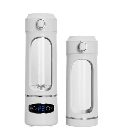 450ml USB Rechargeable Wireless Fruit Blender Juicer Household Electric Portable Blender with 3 Gear Timing Function