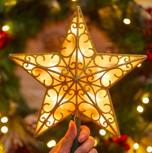Star Christmas outdoor street lamp decorations for sale（Customizable）