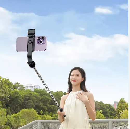 Wholesale Price R1S-L Selfie Stick Top Selling 1.7m Length Extendable Tripod Stand with Fill Light 360 Rotation with Remote