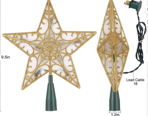 Star Christmas outdoor street lamp decorations for sale（Customizable）