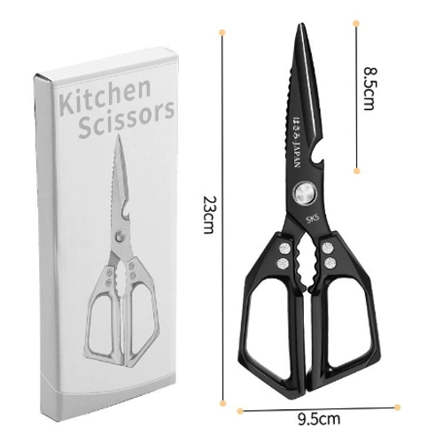 Kitchen Scissors All Purpose Stainless Steel Kitchen Shear Sharp Silver Meat Scissors Dishwasher Safe Heavy Duty Poultry Shears