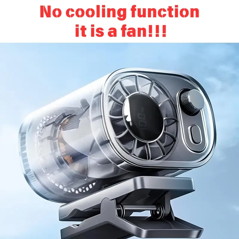 2025 new multi-functional umbrella bicycle clip fan usb charging outdoor mini stepless speed regulation waist-hanging fan