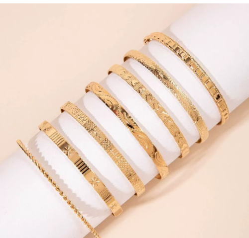 Hot Sale Wedding Brass Jewelry Gold Dubai Bangles Muslim Saudi Arabia Gold Bangles Designs