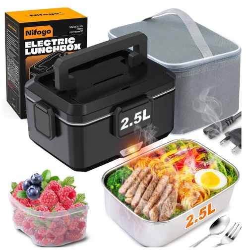 High-Power Portable Electric Lunch Box3.5 Large Capacity Multifunctional for Household and Office Workers for Food Warm Storage