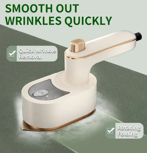 Handheld Garment Steamer Ironing Machine Portable Travel Iron Household Mini Rotary Steam Ironing Wet and Dry Folding Machine