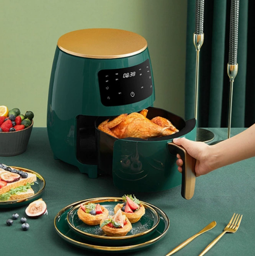 Stainless Steel Air Fryers Oven Digital Electric 6l Deep Fryers Large Capacity Air Fryer