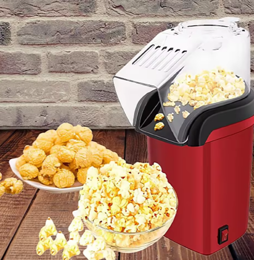 Maquina De Palomita 110v 220v 1200w Pop Corn Machine Electric Automatic Hot Air Mini Popcorn Maker